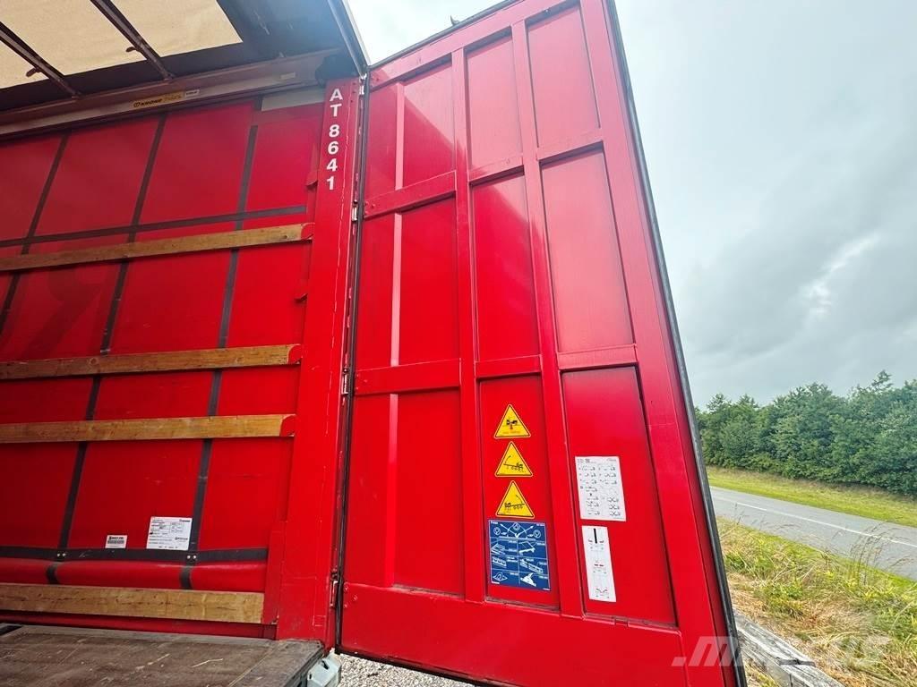 Krone 3 aksl. Curtainsider semi-trailers