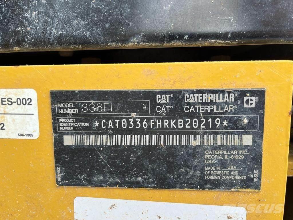 CAT 336FL Crawler excavators