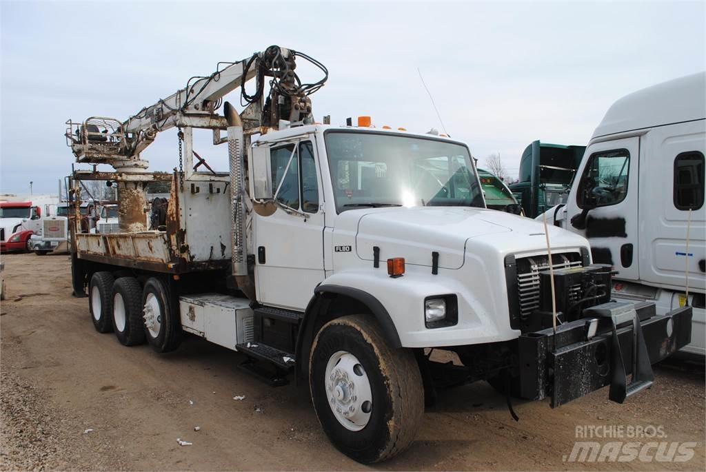 Freightliner FL80 Crane trucks