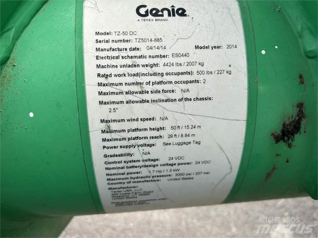 Genie TZ50 Trailer mounted aerial platforms