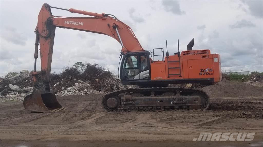 Hitachi ZX670 LC-5B Crawler excavators