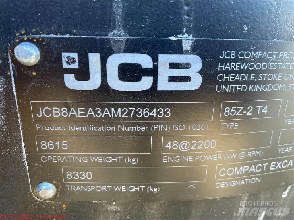 JCB 85Z-2 Crawler excavators