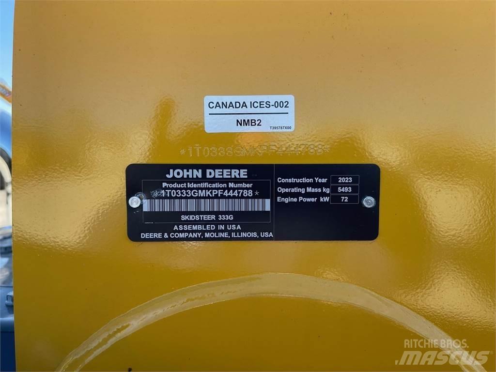 John Deere 333G Skid steer loaders