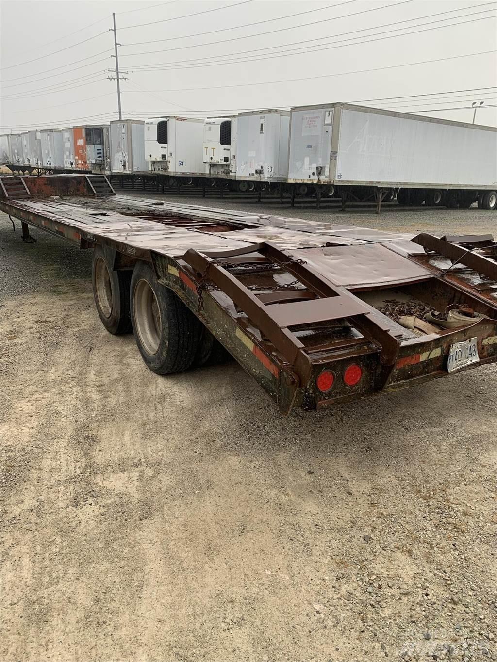  SHOP BUILT Low loader-semi-trailers