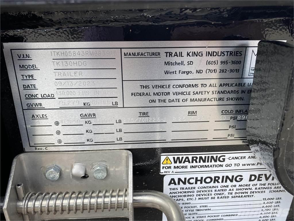 Trail King  Low loader-semi-trailers