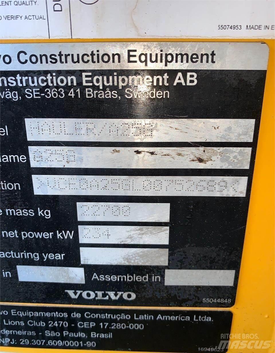 Volvo A25G Articulated Dump Trucks (ADTs)