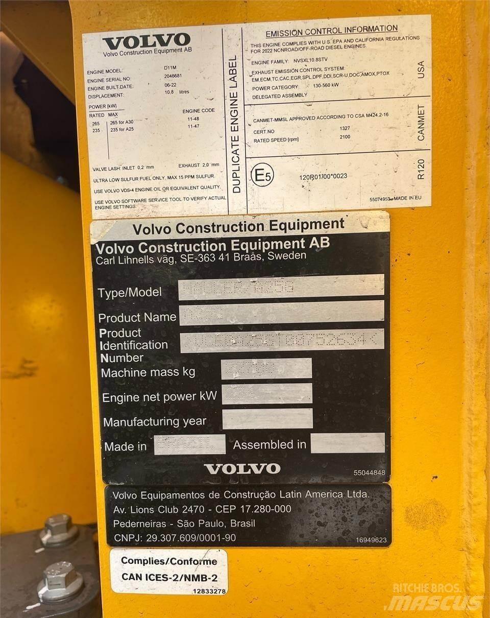 Volvo A25G Articulated Dump Trucks (ADTs)