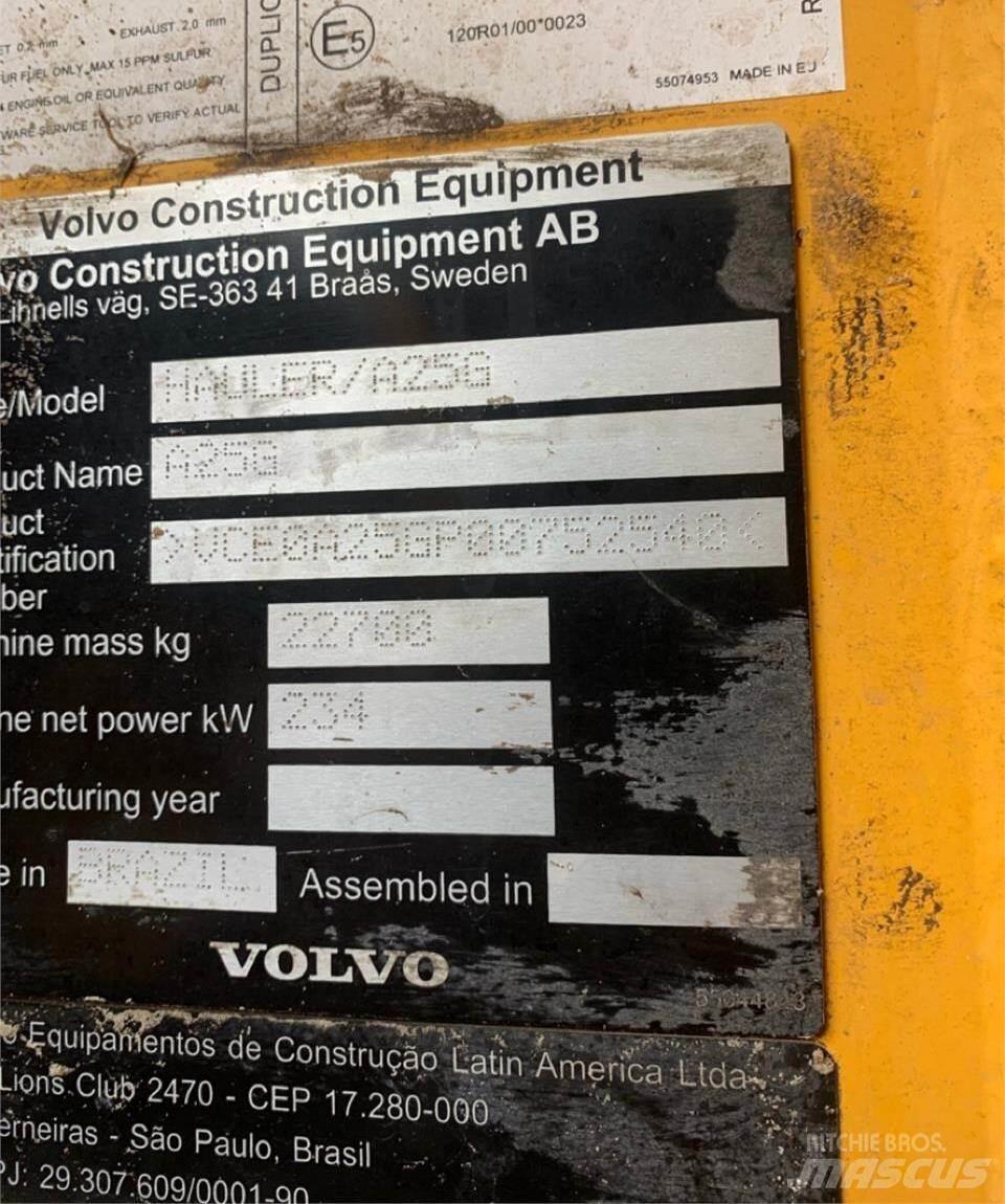 Volvo A25G Articulated Dump Trucks (ADTs)