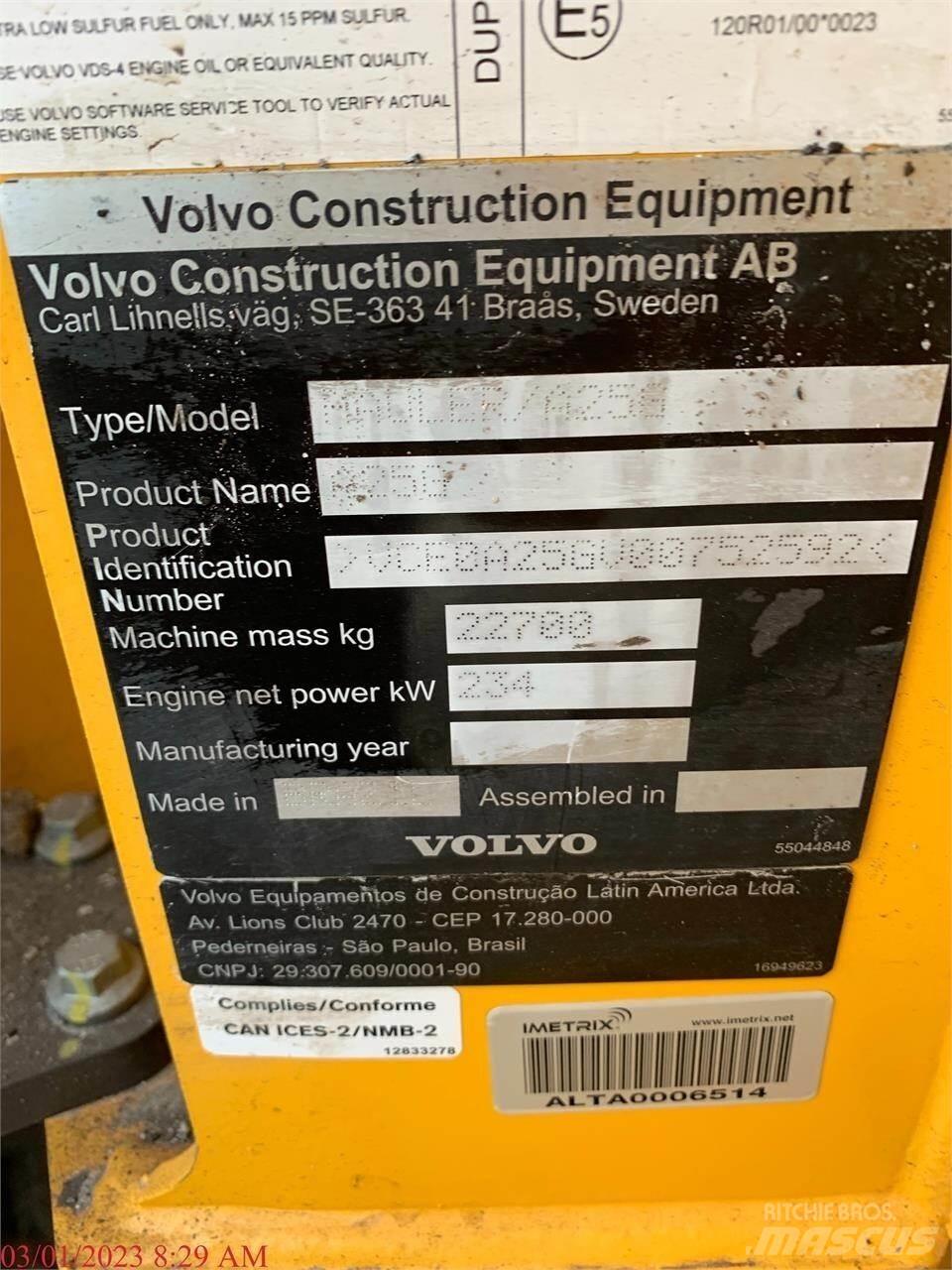 Volvo A25G Articulated Dump Trucks (ADTs)