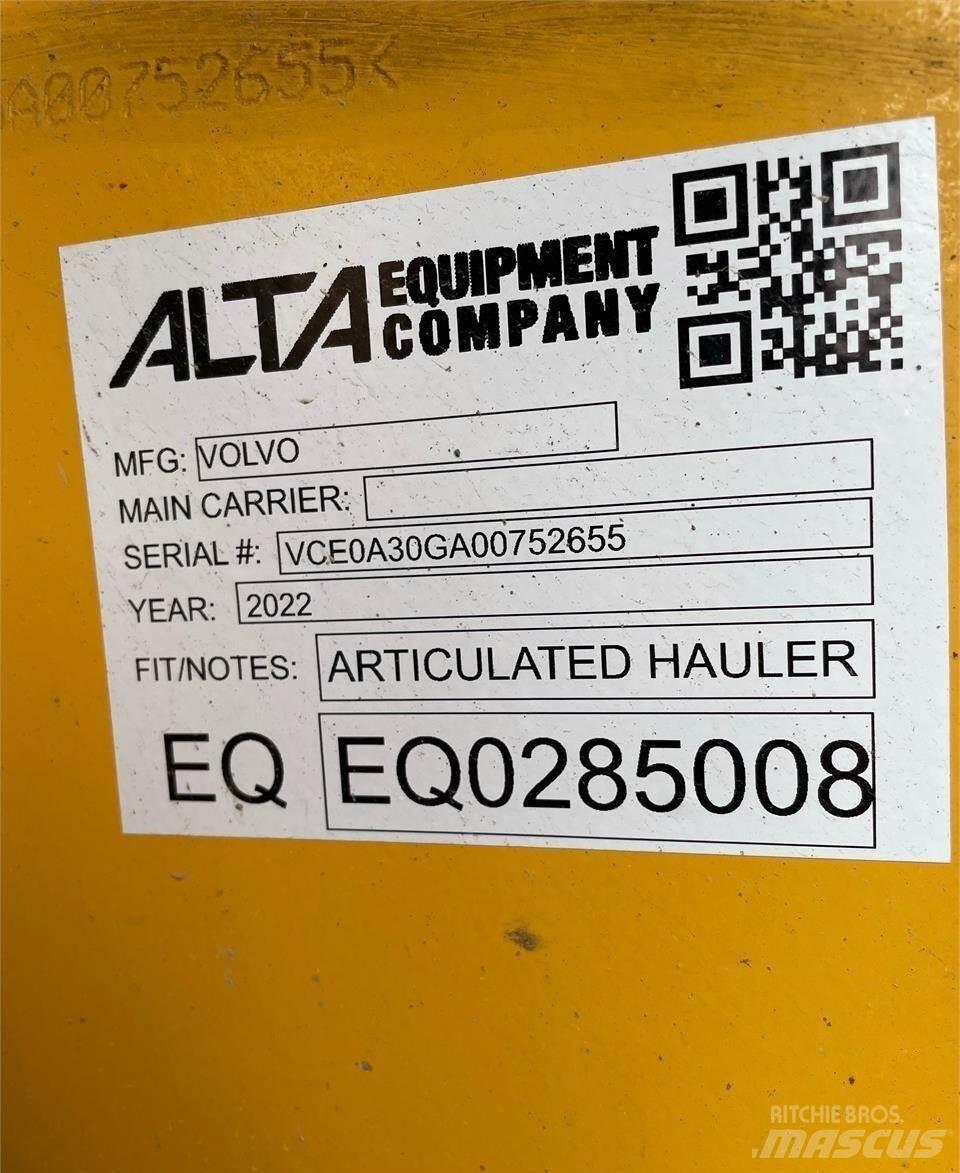 Volvo A30G Articulated Dump Trucks (ADTs)