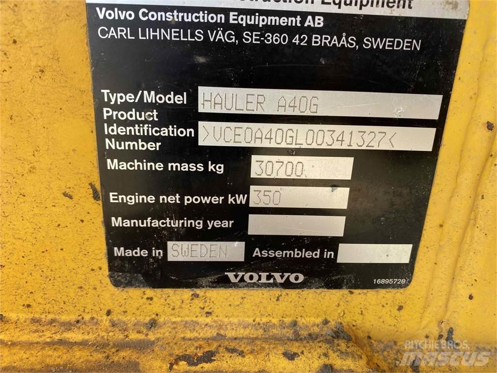 Volvo A40G Articulated Dump Trucks (ADTs)