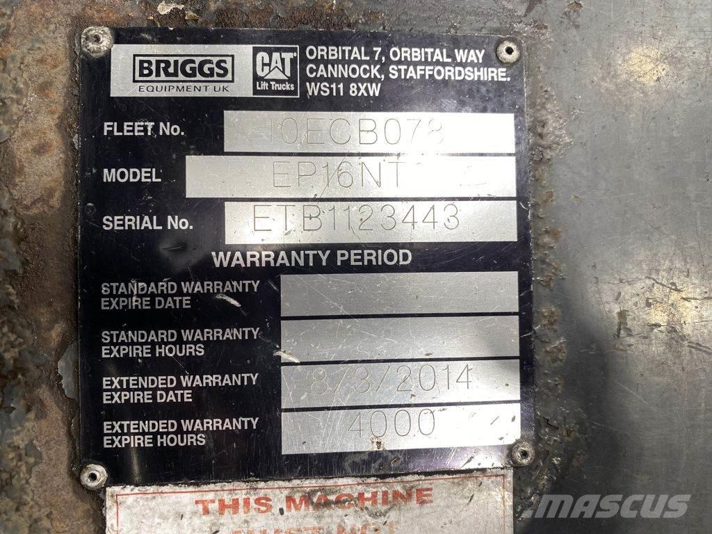 CAT EP16NT Electric forklift trucks