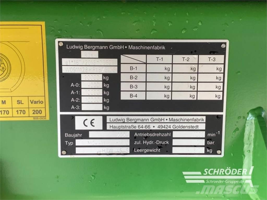Bergmann HTW 45 S Grain / Silage Trailers