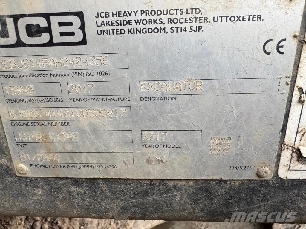 JCB JS 145 LC Crawler excavators