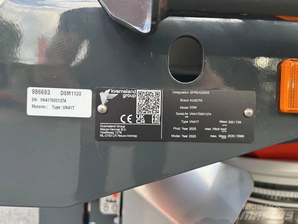 Kubota DSM 1100 Mineral spreaders