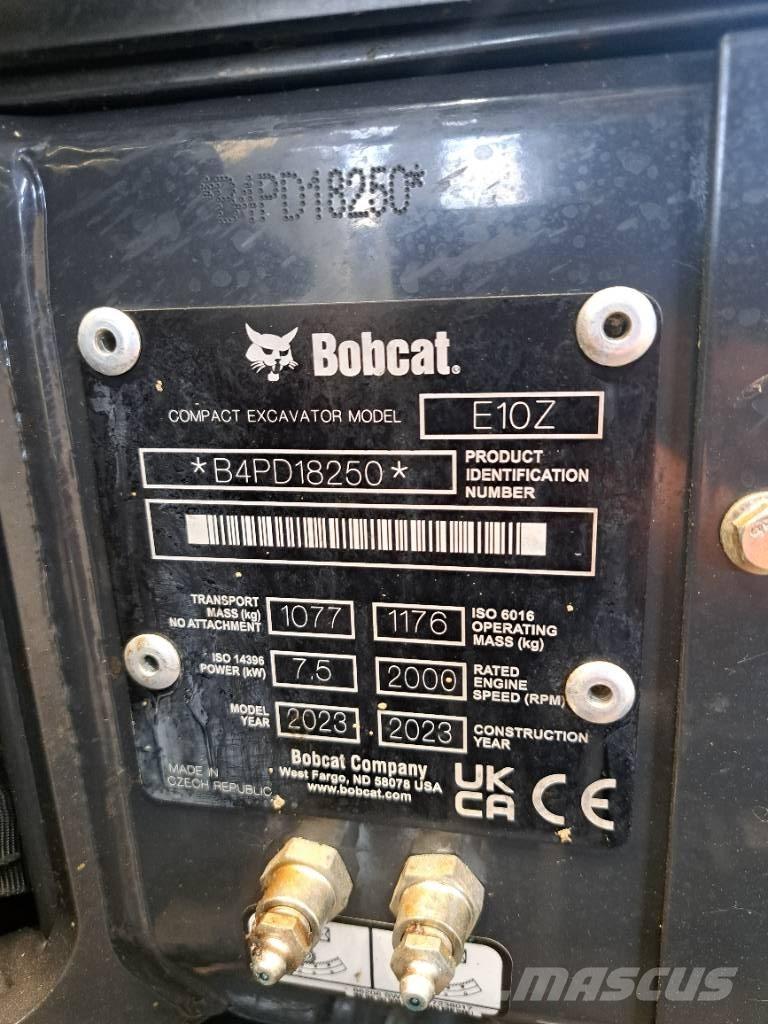 Bobcat E10Z Mini excavators < 7t (Mini diggers)