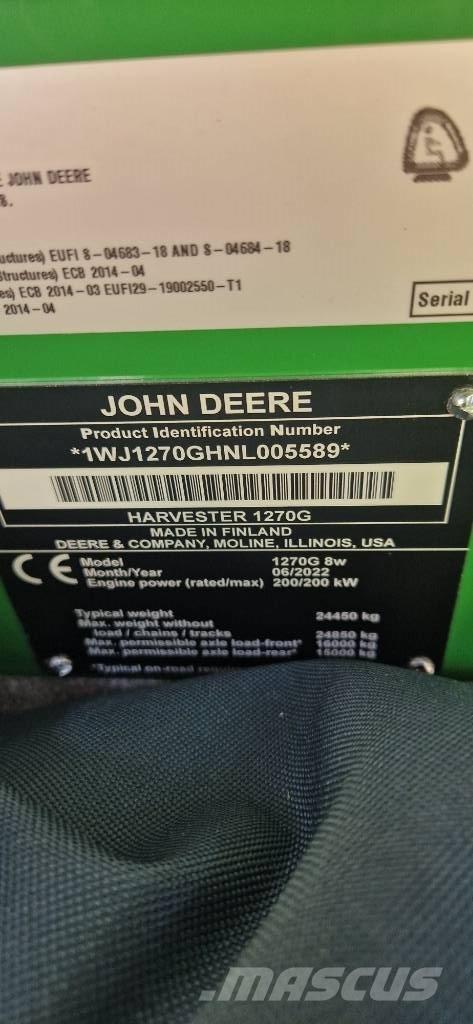 John Deere 1270 G Harvesters