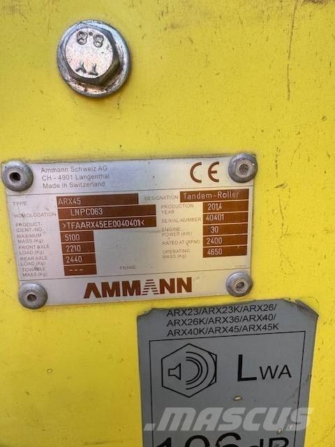 Ammann ARX 45 Soil compactors