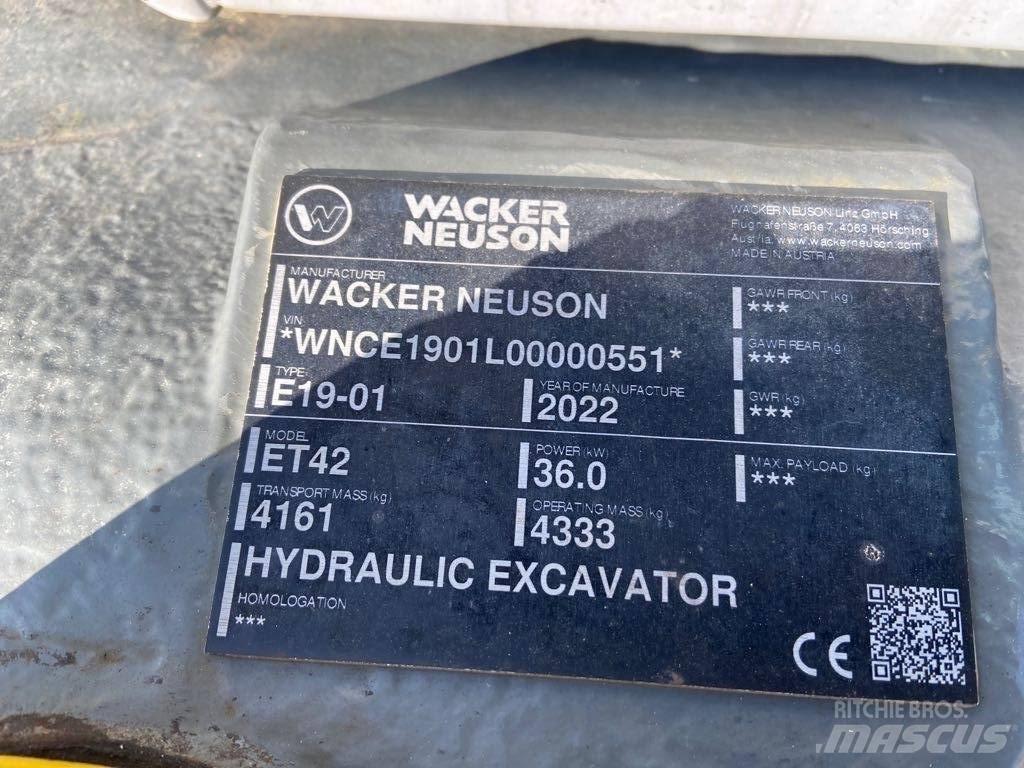 Wacker Neuson ET42 Crawler excavators