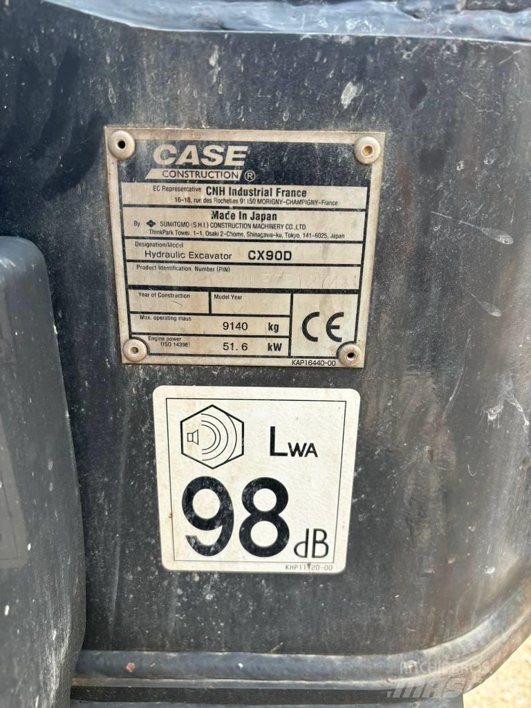 CASE CX 90 D Midi excavators  7t - 12t