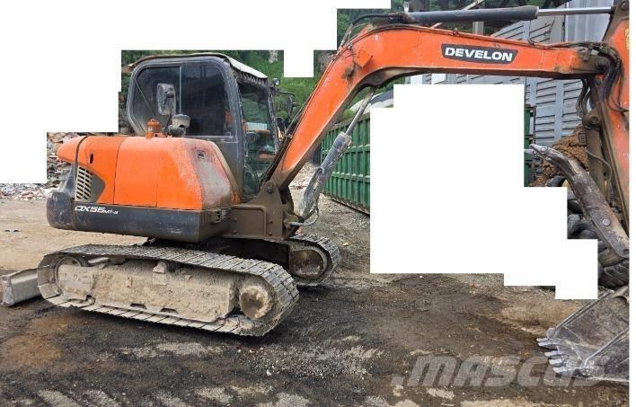 Doosan DX55 Mini excavators < 7t (Mini diggers)
