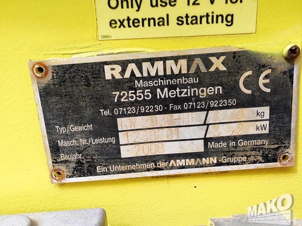 Rammax RW 2900 Twin drum rollers