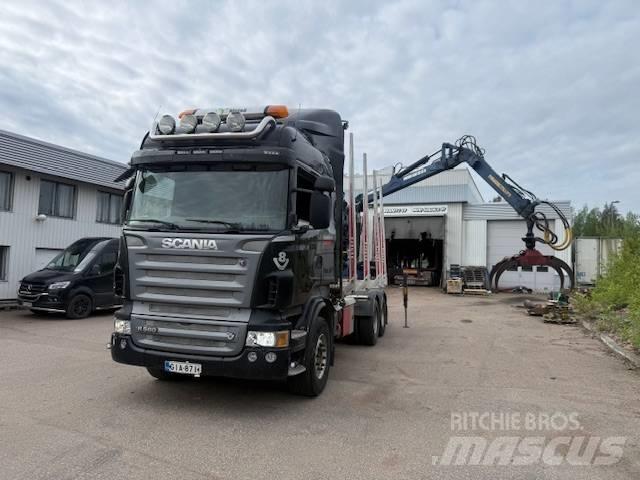 Scania R 560 Timber trucks