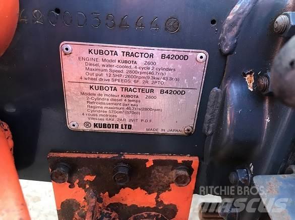 Kubota B4200 Backhoe loaders