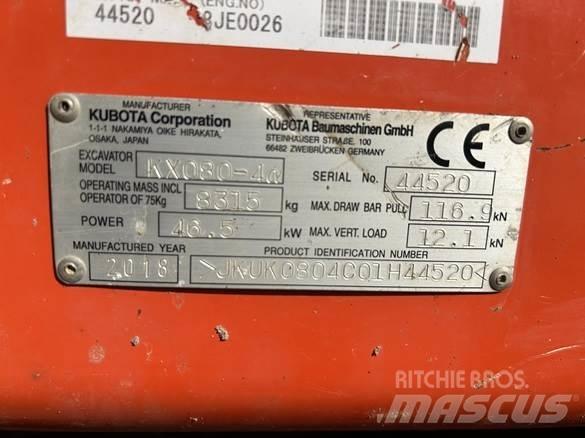Kubota KX080 - 4 Construction - Others