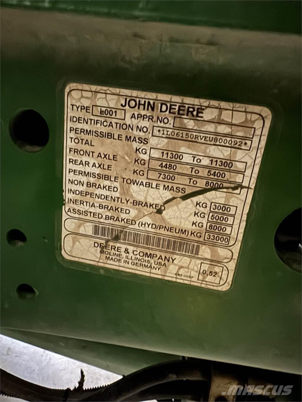 John Deere 6150R Tractors