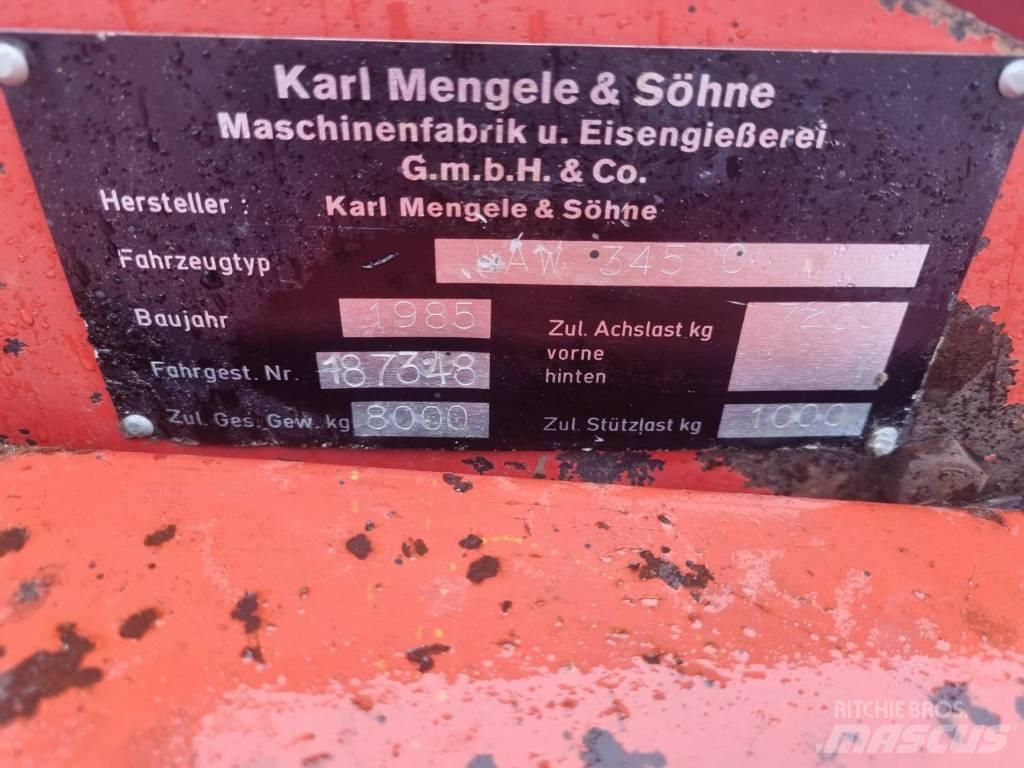 Mengele AW 345 c Self loading trailers