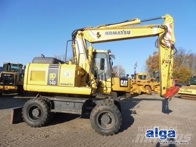 Komatsu PW 140-7 Wheeled excavators