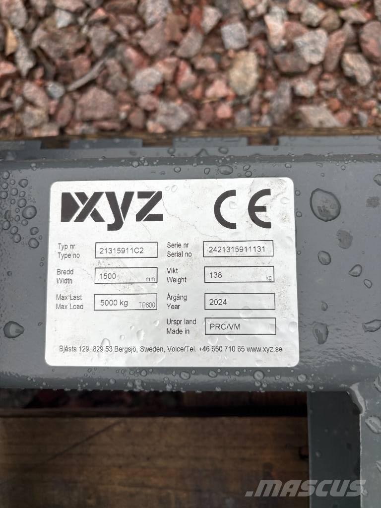 XYZ Gaffelställ BM Wheel loaders