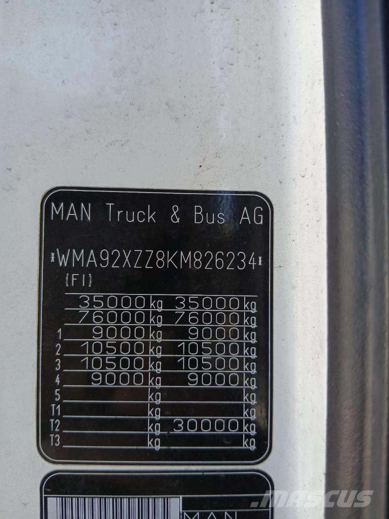 MAN TGX 35.580 Vehicle transporters