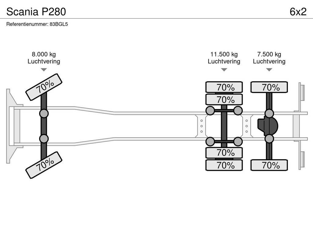 Scania P280 Chassis Cab trucks