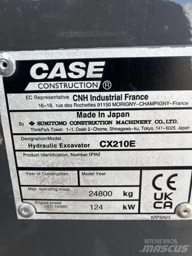 CASE CX 210 E Crawler excavators
