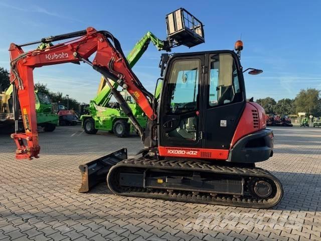 Kubota KX080-4a2 Midi excavators  7t - 12t