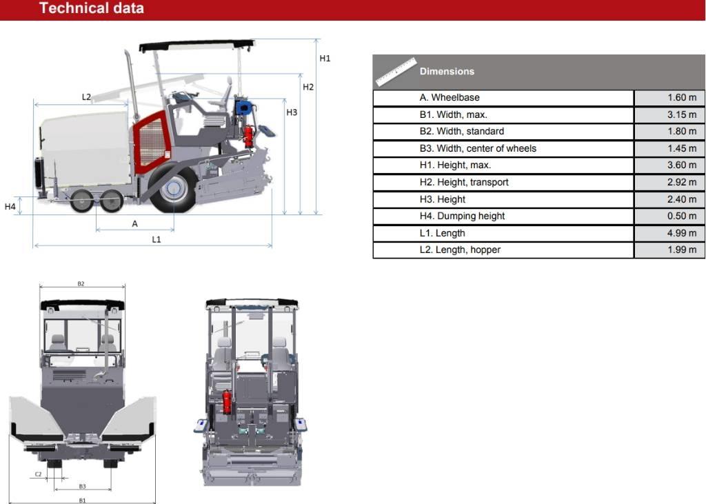 Dynapac SD 1800 W Asphalt pavers