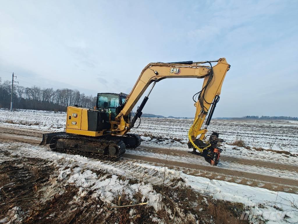 CAT 308  CR Midi excavators  7t - 12t