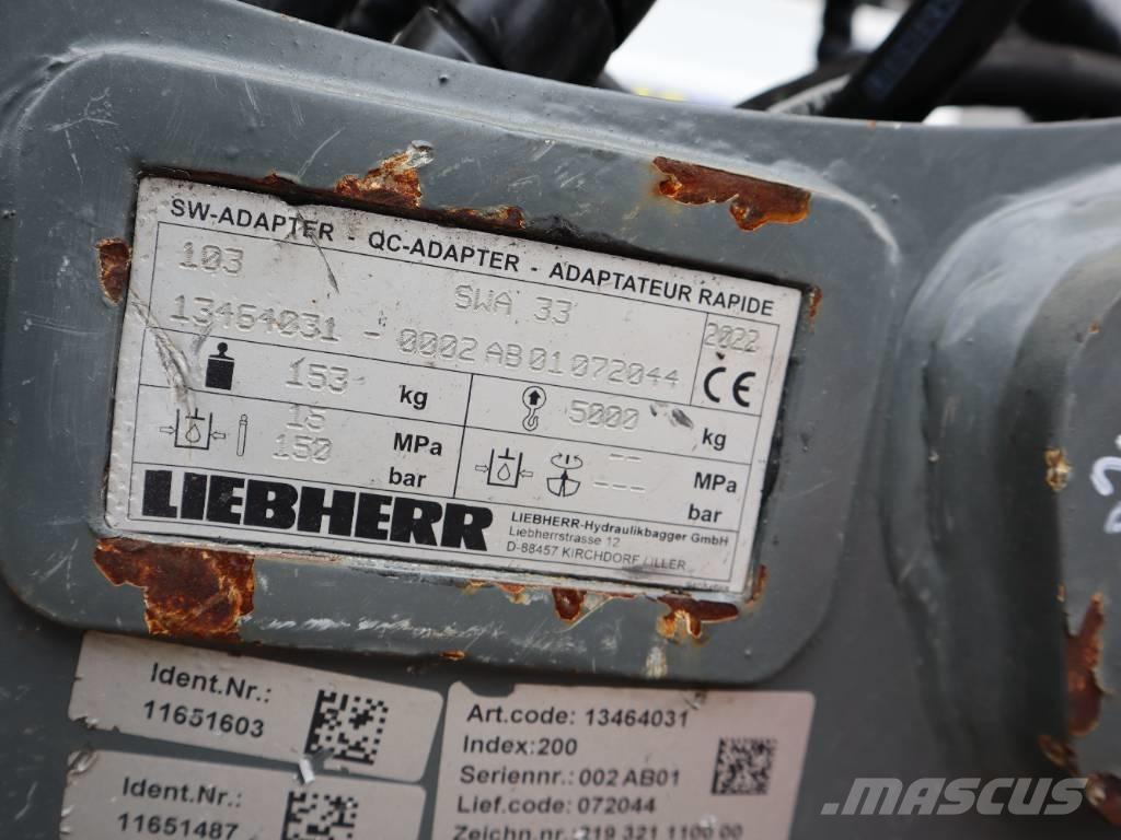 Liebherr SWA 33 Quick connectors