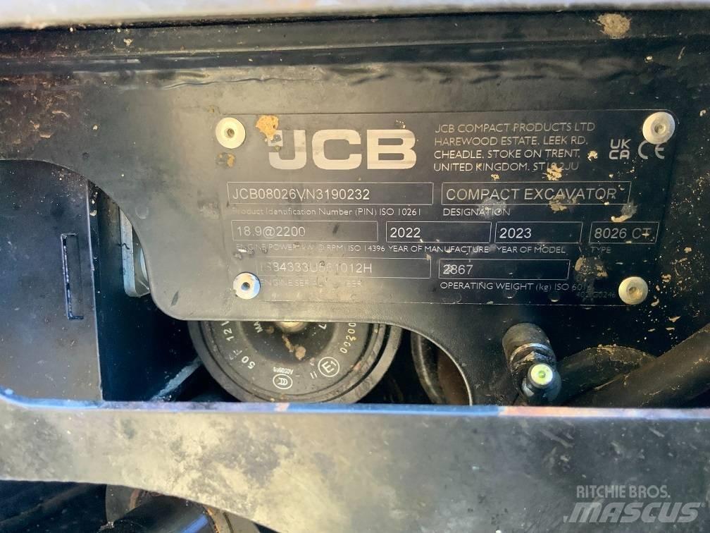 JCB 8026 CTS Mini excavators < 7t (Mini diggers)