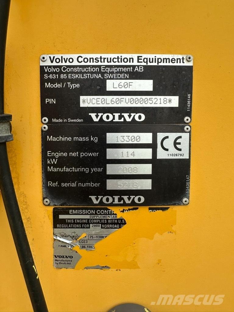 Volvo L60F Wheel loaders