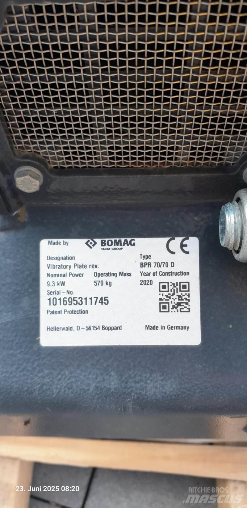 Bomag BPR 70/70 DE Plate compactors