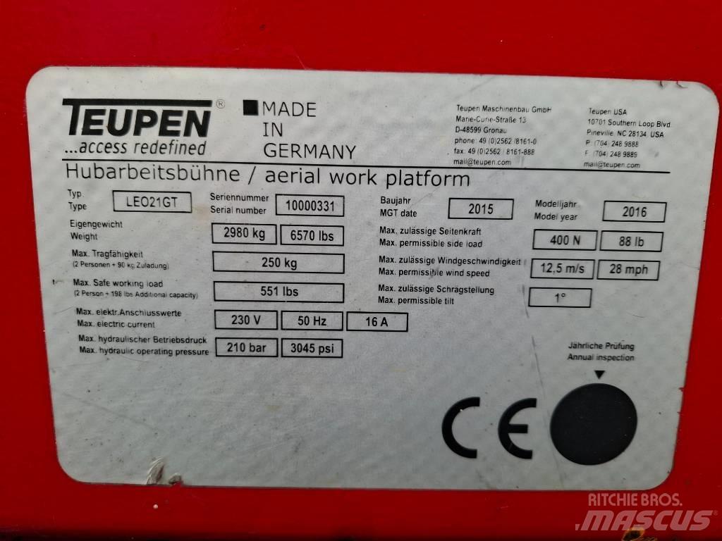 Teupen LEO 21 GT Articulated boom lifts