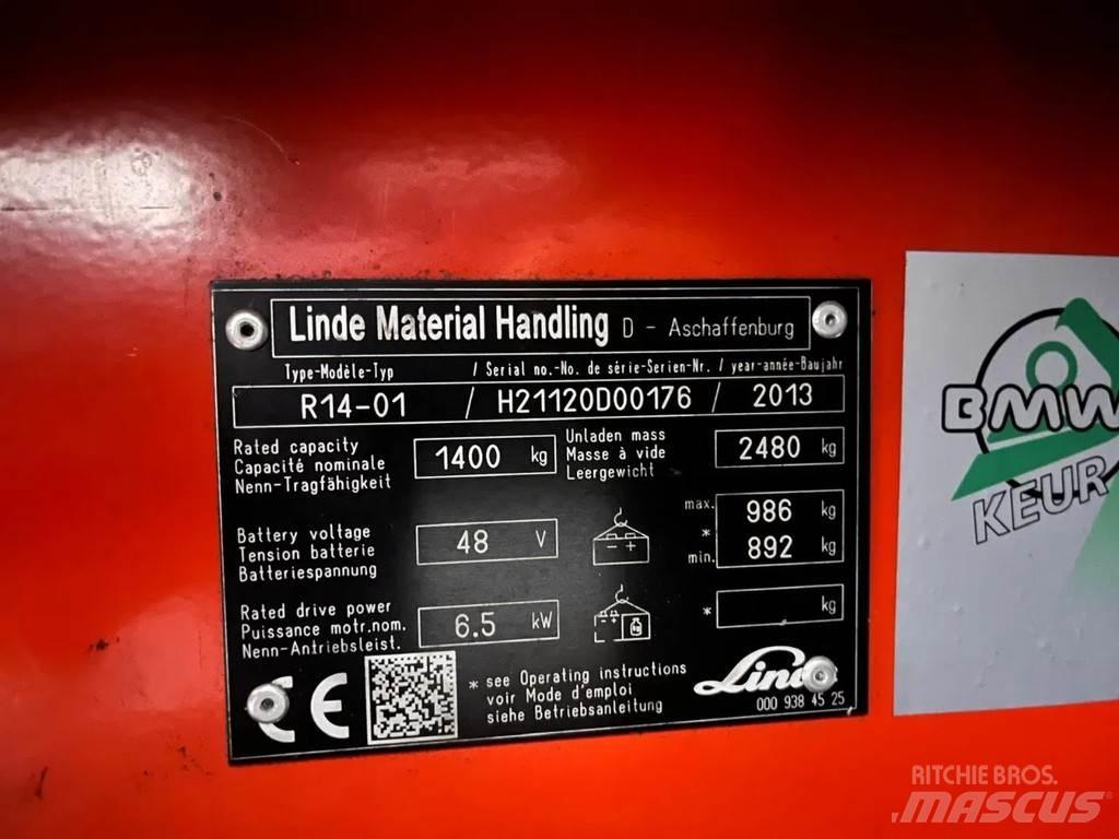 Linde R14-01 Reach trucks