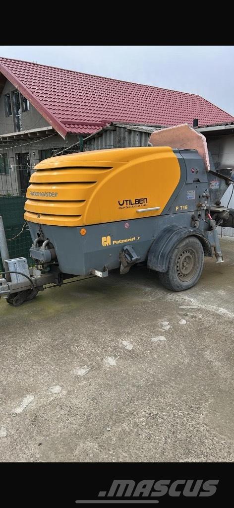 Putzmeister P 715 TD Concrete pump trucks