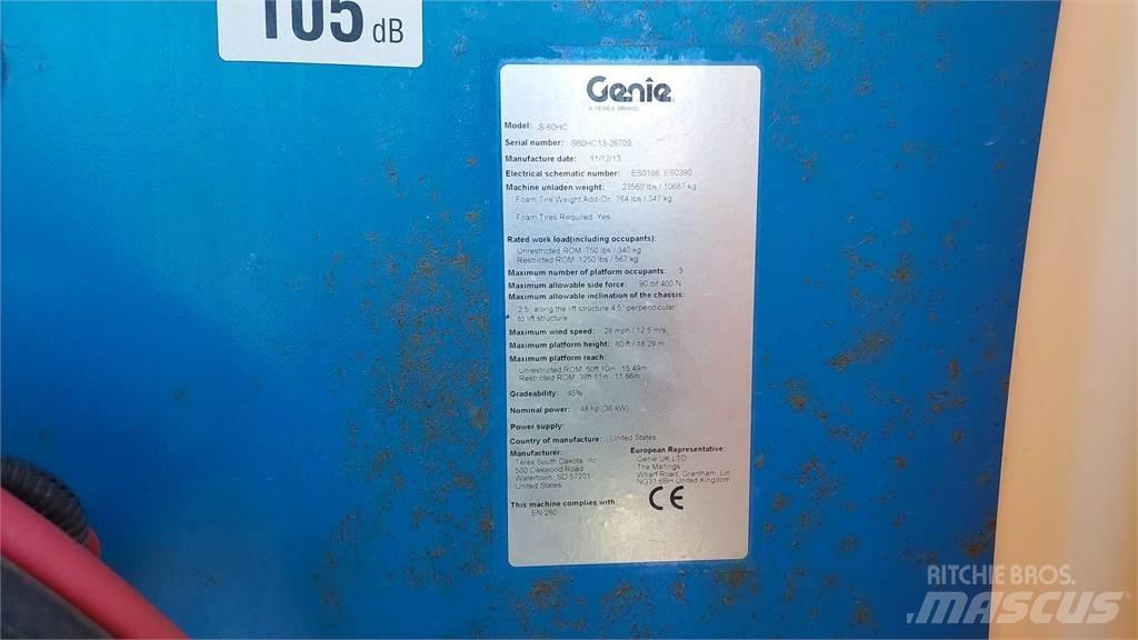 Genie S60HCE Telescopic boom lifts