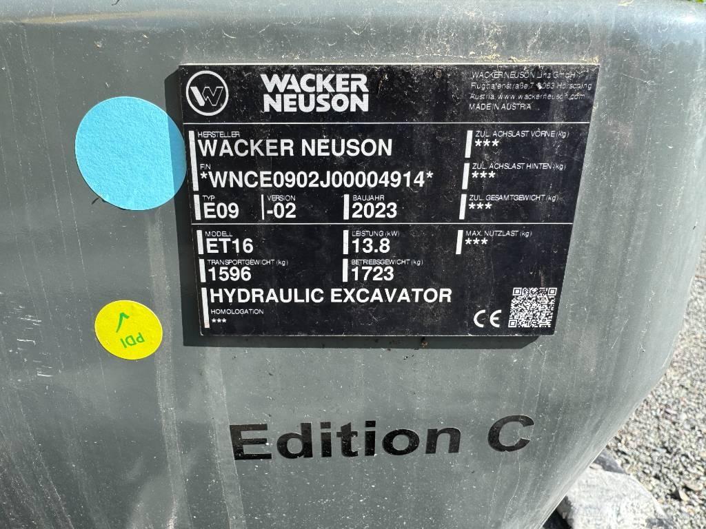 Wacker Neuson ET16 Crawler excavators
