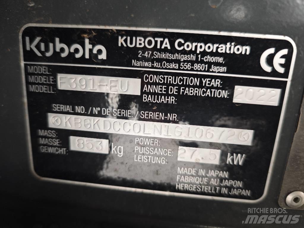 Kubota F 391 Riding mowers