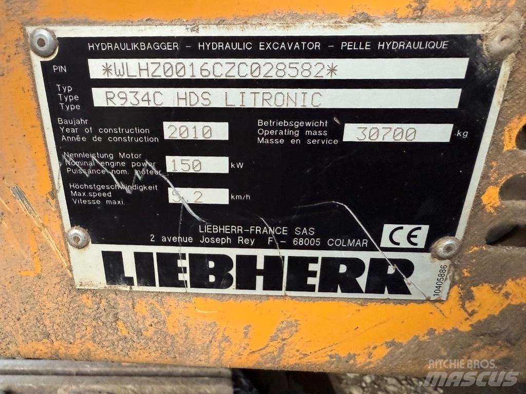 Liebherr R 934 C Crawler excavators